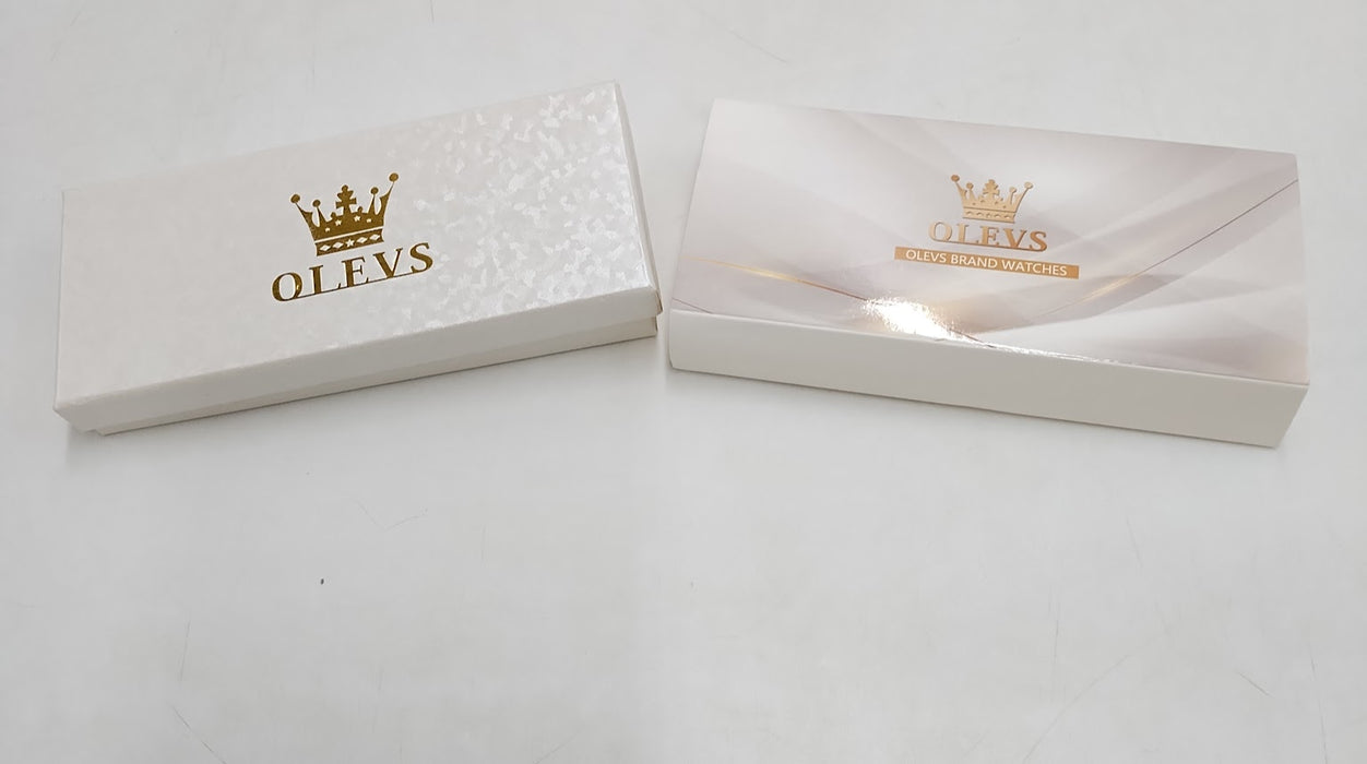 OLEVS Womens Watches Gold Analog Diamond Tungsten Steel