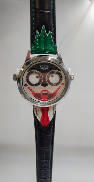 FANMIS Watches For Men Analog Quartz Clown Dial Wrist Watch