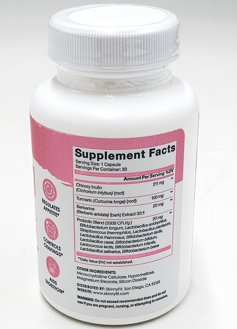 Skinnyfit - GLP-1 Natural Probiotic Supplement (30 Servings) Exp:07/2027
