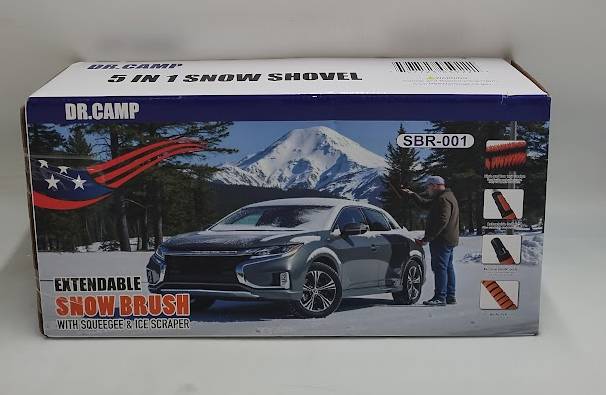 Vivicreate 5-in-1 Extendable Snow Brush and Ice Scraper