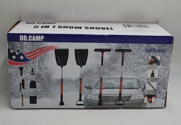 Vivicreate 5-in-1 Extendable Snow Brush and Ice Scraper