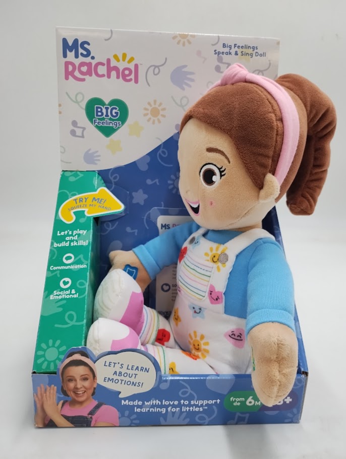 Ms. Rachel Big Feelings Speak and Sing Doll