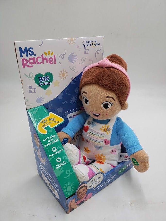 Ms. Rachel Big Feelings Speak and Sing Doll