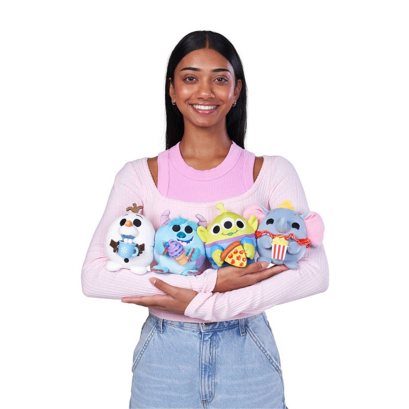 Snackles Disney 5" Capsule Stuffed Animal: Characters Include Bear, Elephant, Mouse, Monster, Alien