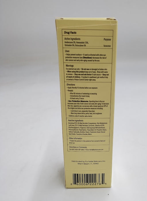 Bask Suncare SPF 30 Sheer Moisturizing Sunscreen Lotion - EXP:02/2028