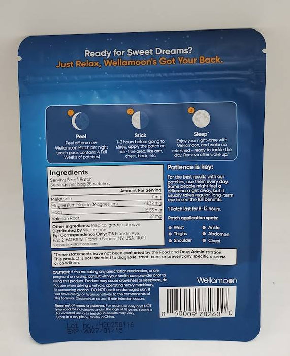 Original Sleep Patches for Adults Extra Strength EXP 01/2027