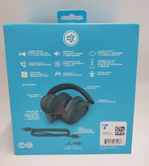 Jlab Jbuds Lux ANC Wireless Headphones, Sage
