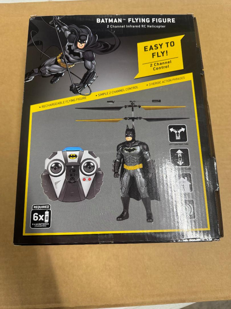 World Tech Toys DC Batman 2 channel Flying Figure Infrared Remote Helicopter