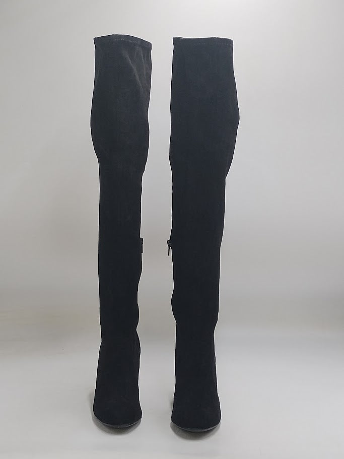 Womens DREAM PAIRS Knee High Boots, Size 7.5, Suede