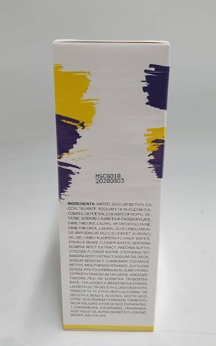 COLORLOMO Bye Bye Yellow Purple Shampoo, Neutralizes Brass & Yellow Tones