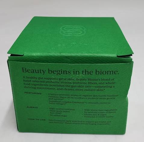 SAKARA Beauty Biome – Synbiotic Supplement For Skin + Gut Health MFG 04/2025