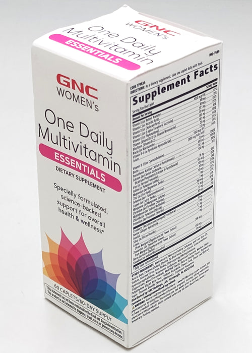 GNC Women's One Daily Multivitamin Essentials | 60 Caplets Exp: 08/2026