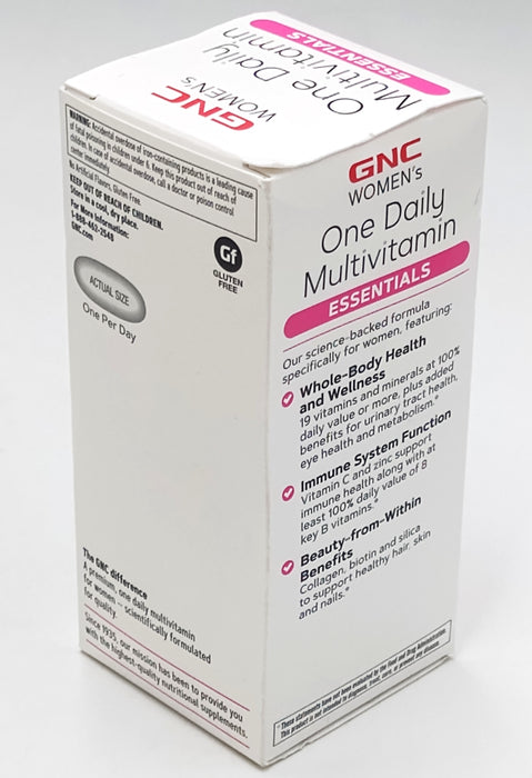 GNC Women's One Daily Multivitamin Essentials | 60 Caplets Exp: 08/2026