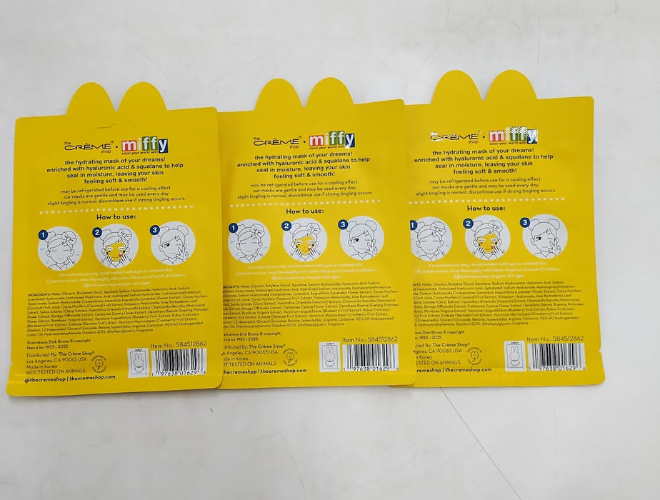 3 PACK Dewy Dreams Hydrating Essence Sheet Mask By ECOR