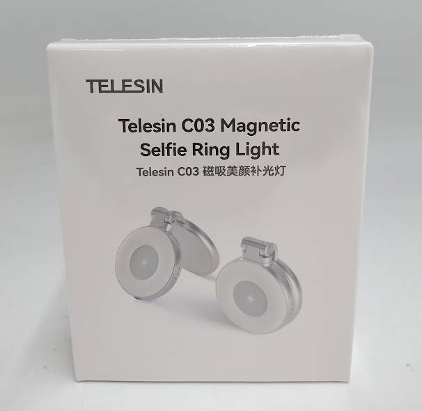 TELESIN C03 Magnetic Selfie Light LED Ring Fill Light with Mirror