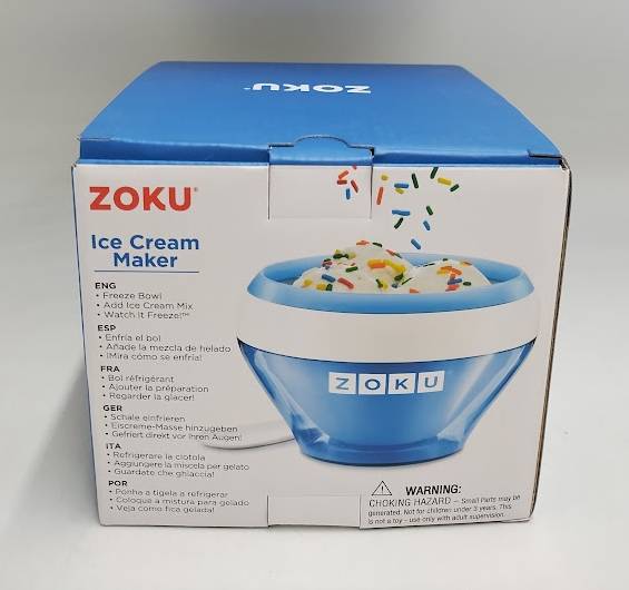 ZOKU Ice Cream Maker, Compact Make And Serve Bowl