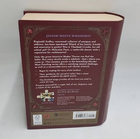 Murder Most Puzzling Death Of A Collector 500-Piece Puzzle