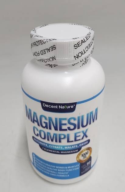 Magnesium Complex 7 Elemental Magnesium Supplement 1000Mg EXP: 10/2028