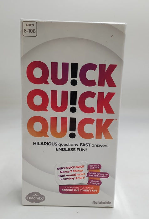 Quick Quick Quick by What Do You Meme? Card Game