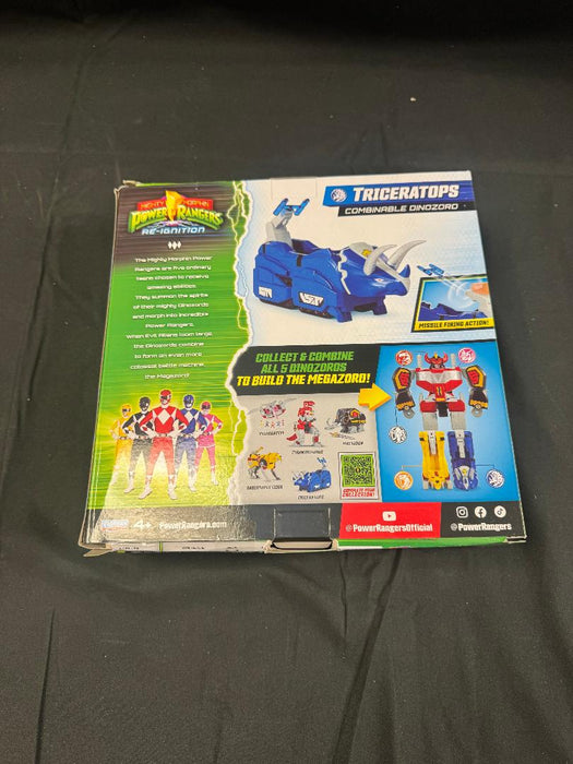 Mighty Morphin Power Rangers Re-Ignition Triceratops  Dinozord SEE DETAILS