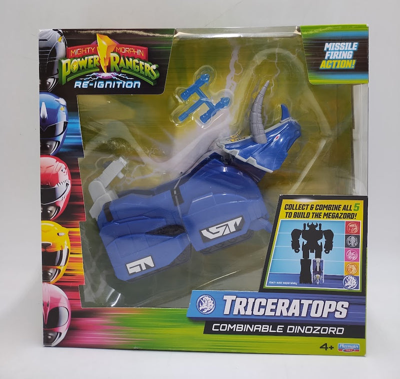 Mighty Morphin Power Rangers Re-Ignition Triceratops Dinozord SEE DETAILS