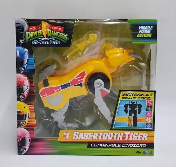 Mighty Morphin Power Rangers Re-Ignition Sabertooth Tiger Dinozord SEE DETAILS