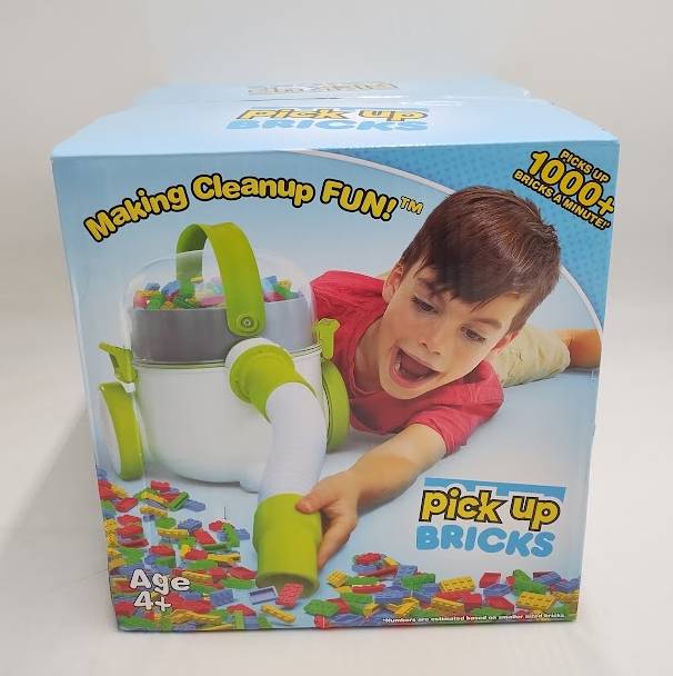 Pick Up Bricks Toy Cleanup Vacuum For Kids Ages 4-9