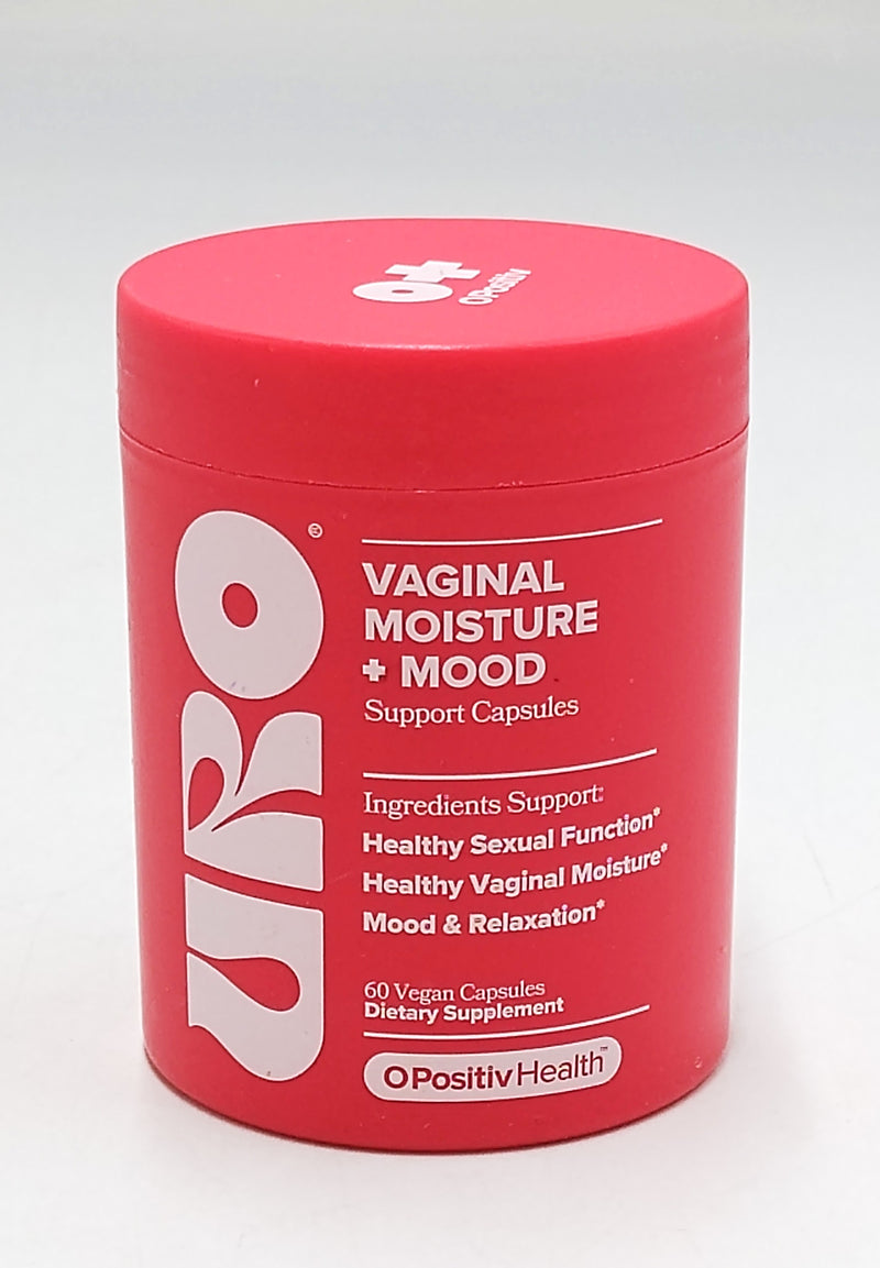 O Positiv URO Vaginal Moisture + Mood to Dietary Supplement - 60ct EXP:09/2026