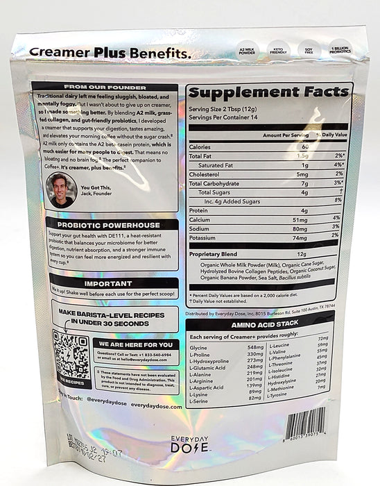 Everyday Dose Creamer+ - 5.9oz