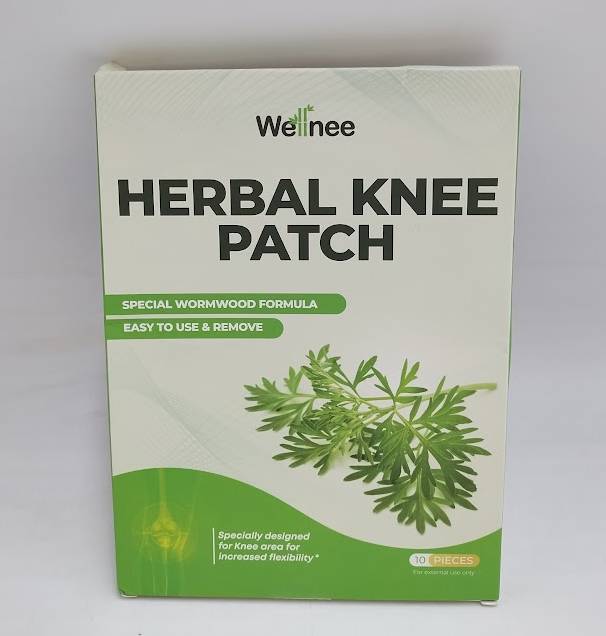 Wellnee Original Herbal Knee Patch For Support & Pain - 10 ct EXP 01/2027
