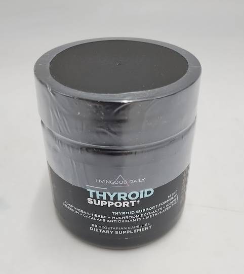 Livingood Daily Thyroid Support Supplement - 60 Count - EXP 12/2028