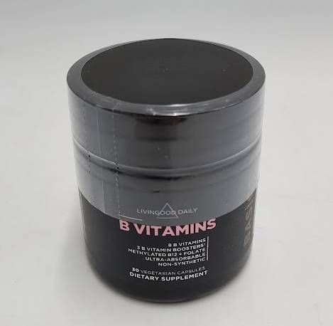 Livingood Daily Vitamin B Complex Capsules - 30ct - EXP 03/2028