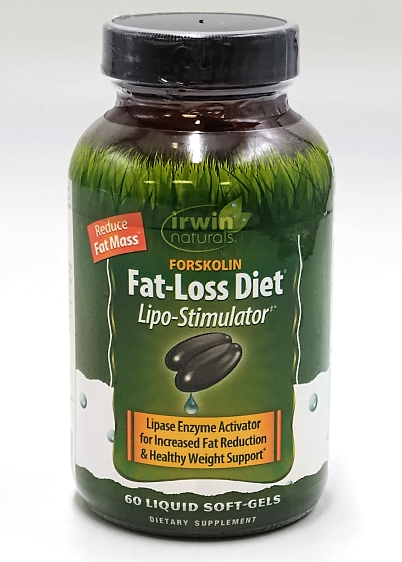 Irwin Naturals Forskolin Fat-Loss Diet®, 60 Liquid Soft-Gels EXP:02/27