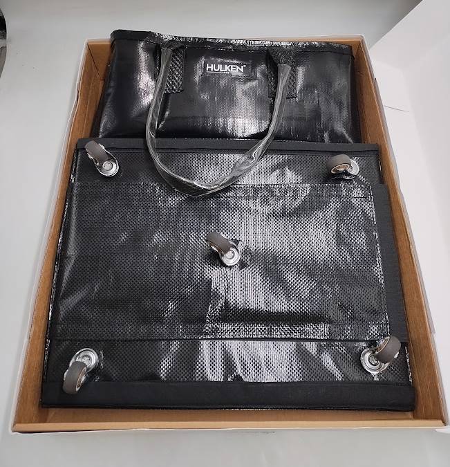HULKEN Original Rolling Tote Bag Large Black SEE DETAILS (LOCAL PICKUP ONLY)
