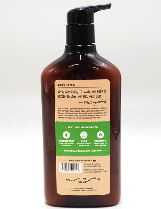 DR. SQUATCH Men's Natural Body Lotion - Cool Fresh Aloe - 10oz