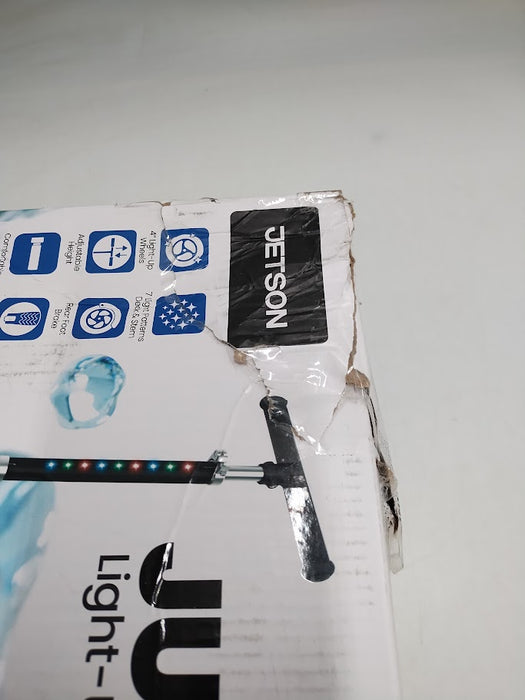 Jetson Jupiter 2.0 Kids' Kick Scooter with LED Lights - Black: Aluminum Frame, Adjustable Handlebar (LOCAL PICKUP ONLY)