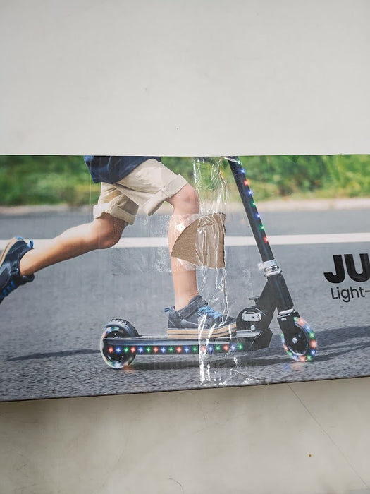 Jetson Jupiter 2.0 Kids' Kick Scooter with LED Lights - Black: Aluminum Frame, Adjustable Handlebar (LOCAL PICKUP ONLY)