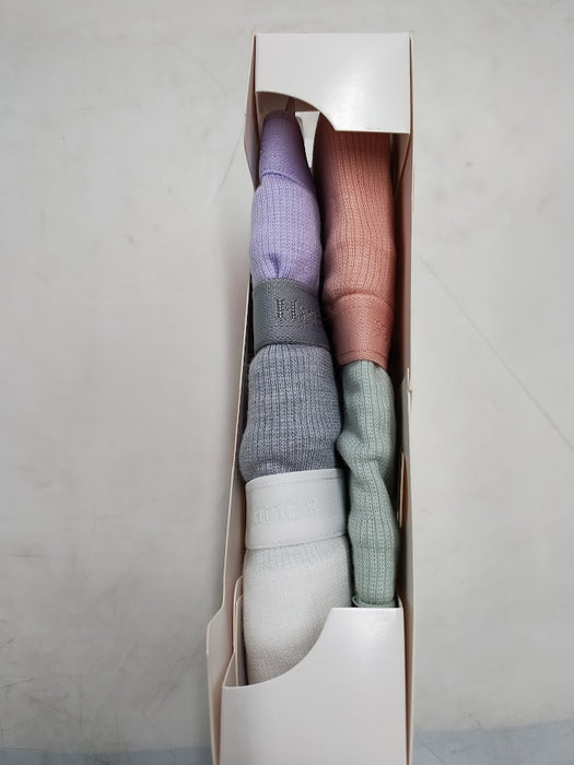 Hanes Women's 5pk Cotton Stretch Underwear - Black/Pink/Gray SIZE 12