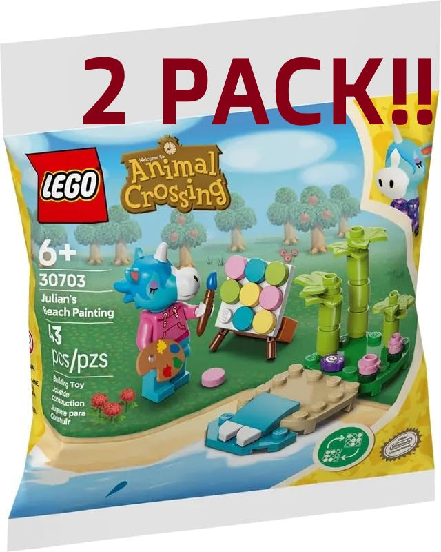 2 PACK!!! LEGO Animal Crossing 30703
