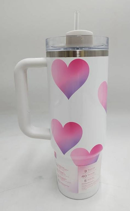 Stanley 30 oz Stainless Steel H2.0 Flowstate Quencher Tumbler - Frost Heart