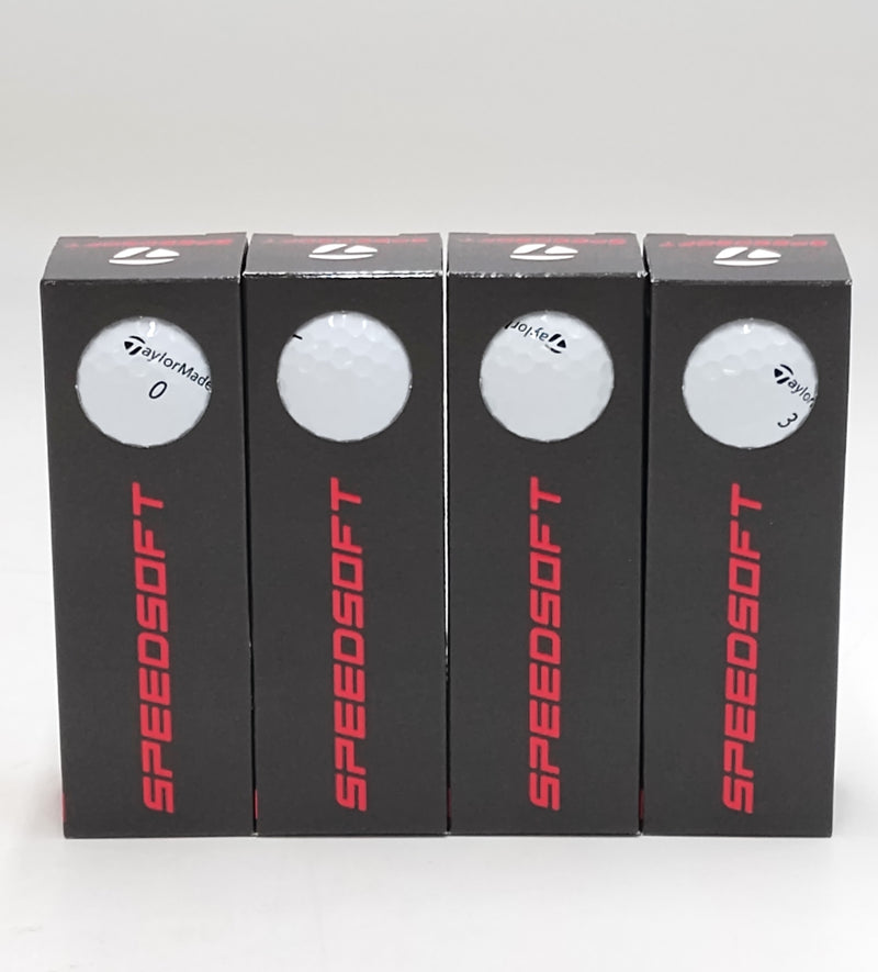 Taylormade Speedsoft Golf Balls (White, 4 Sleeves) *See Details*