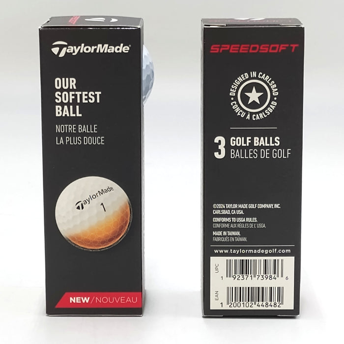 Taylormade Speedsoft Golf Balls (White, 4 Sleeves) *See Details*