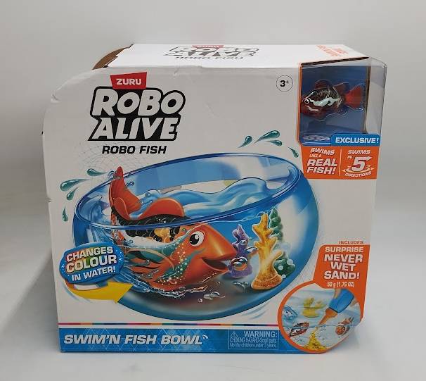 Robo Alive Robotic Fish w/ Fish Bowl SEE DETAILS