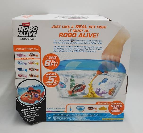 Robo Alive Robotic Fish w/ Fish Bowl SEE DETAILS