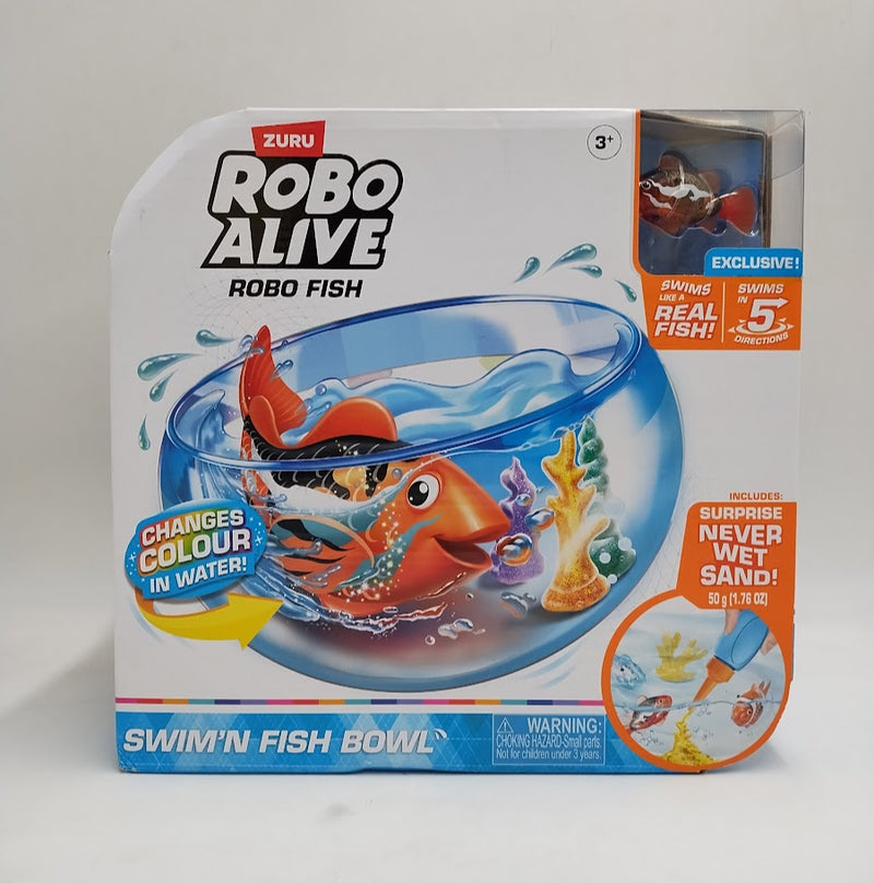 Robo Alive Robotic Fish w/ Fish Bowl SEE DETAILS