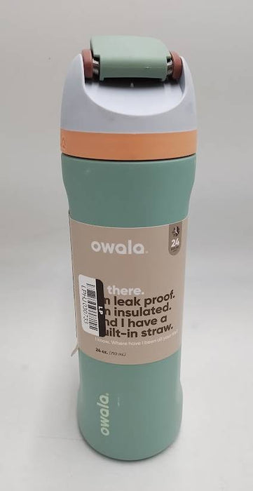 Owala 24oz FreeSip Stainless Steel Water Bottle - Misty Meadow READ DESCRIPTION!
