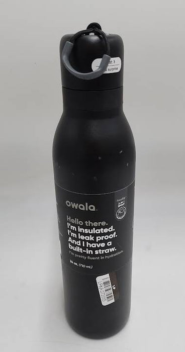 Owala 24oz FreeSip Twist Water Bottle - Very Very Dark READ DESCRIPTION