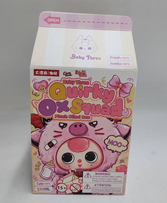 Baby Three Quirky Ox Squad Plush Blind Box