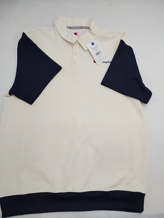 Champion Men's Polo Shirt - Light Off-White M