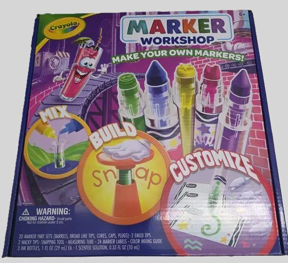 Crayola Marker Maker Kit for Kids (55pc), DIY Scented